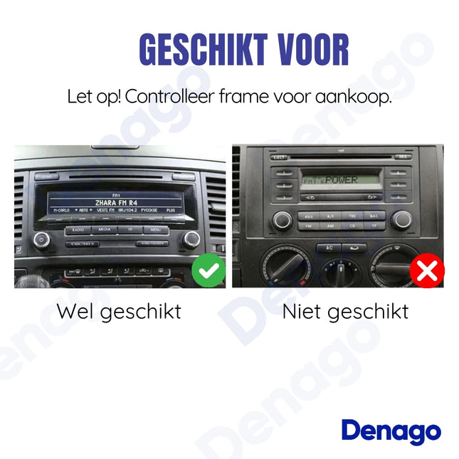 Volkswagen T5 Multivan & Autoradio compatible CarPlay Californie | 2004 à 2014 | Denago DNG-A272 | Écran 9 pouces | Android 13 | CarPlay sans fil & Android Auto