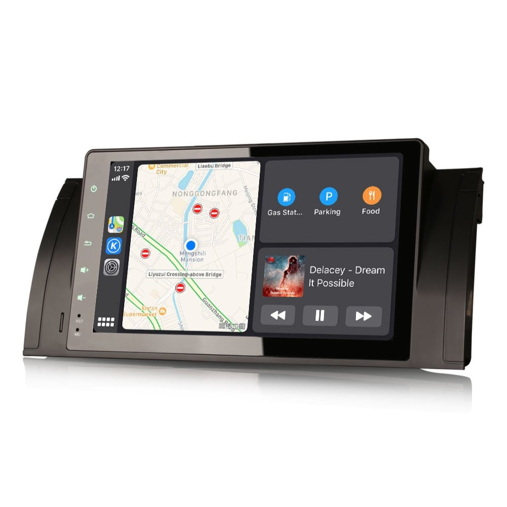 Carplay autoradio voor BMW 5 serie X5 E39 E53 M5 | 1996 t/m 2007 | 8-Core | Draadloos Apple Carplay & Android auto | 4GB + 64GB | Full Touch