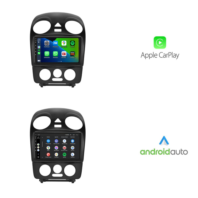 Volkswagen Beetle | Android 13 | Autoradio | 2004 t/m 2010 | CarPlay & Android Auto