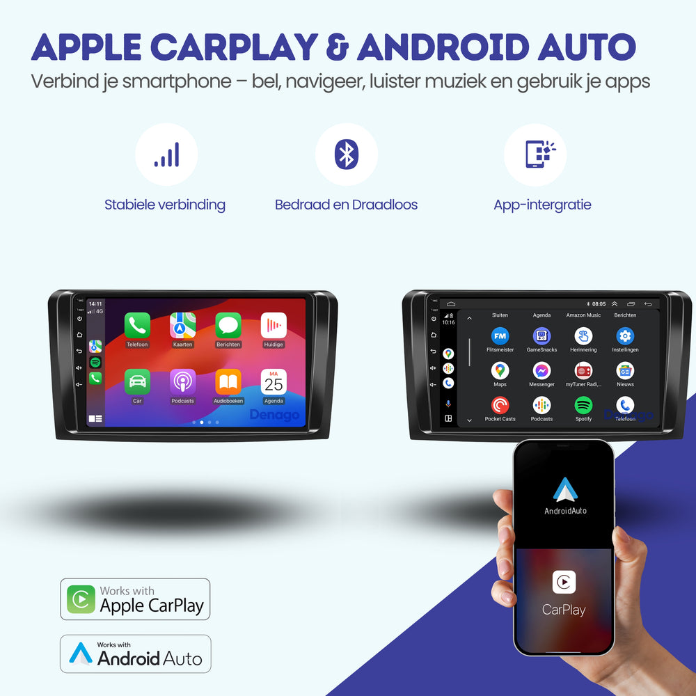 Mercedes ML GL Android 13 autoradio CarPlay Android 2005-2012