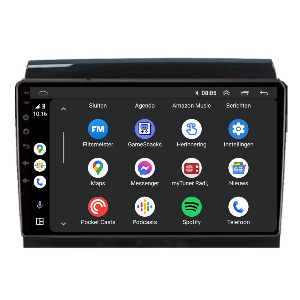 Fiat Ducato | Puente Citroën | Peugeot Boxer | Androide 13 | Radio de coche | 2006 a 2021 | Carplay y Android Auto