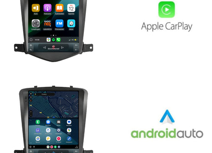 Cartronix Chevrolet Cruze | 2009 t/m 2015 | Autoradio Navigatie | Apple CarPlay & Android Auto | Android 13 | Groot HD Scherm