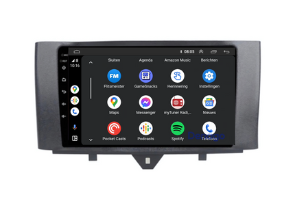 Smart Fortwo Autoradio | 2011 t/m 2015 | Android 13 & CarPlay