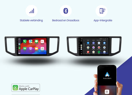 Volkswagen Crafter CarPlay autoradio | 2017 t/m 2024 | Denago DNG-A207 | 9 inch | Android 13 | Draadloos CarPlay & Android Auto