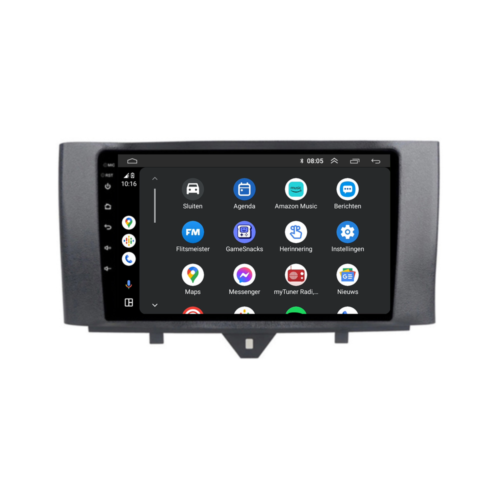 Smart Fortwo | Android 13 | Car radio | 2011 to 2015 | Carplay & Android Auto