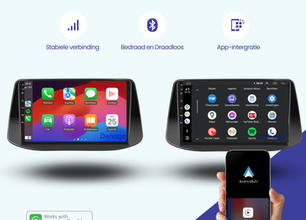 Autoradio Hyundai i30 compatible CarPlay | 2017-2018 | Denago DNG-A333 | Écran 9 pouces | Android 13 | CarPlay sans fil & Android Auto