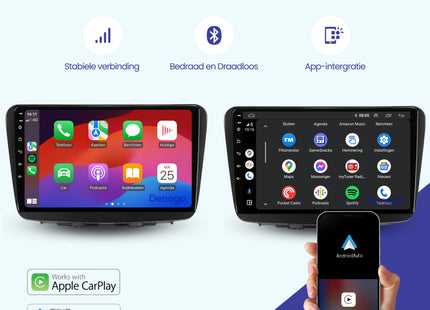Suzuki Baleno CarPlay autoradio | 2015 t/m 2020 | Denago DNG-A143 | 9 inch | Android 13 | Draadloos CarPlay & Android Auto