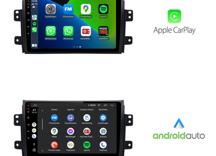 Suzuki SX4 | Androide 13 | Radio de coche | 2006 a 2011 | CarPlay y Android Auto
