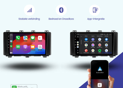 Seat Ateca CarPlay car radio | 2016 to 2020 | Denago DNG-A247 | 9 inches | Android 13 | Wireless CarPlay & Android Auto