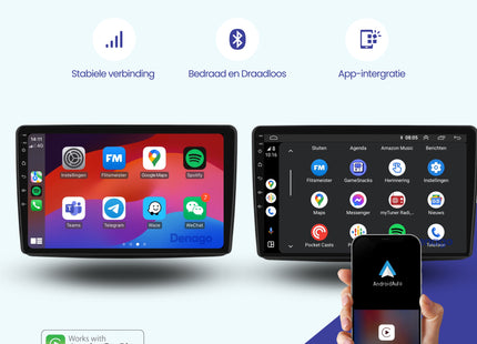 Fiat Panda | Autoradio | 2003 t/m 2012 | Android 13 | Carplay & Android Auto