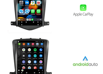Chevrolet Cruze | Android 13 | Autoradio | 2009 t/m 2015 | CarPlay & Android Auto | Grote scherm