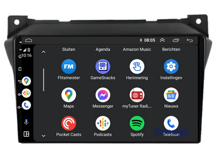 Suzuki Alto | Autoradio | 2008 t/m 2016 | Android 13 & CarPlay