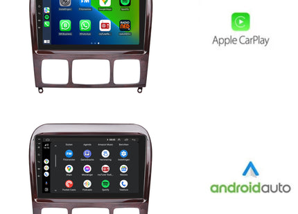 Mercedes S-Klasse | Android 13 l Autoradio | 1999 t/m 2005 | Carplay & Android Auto