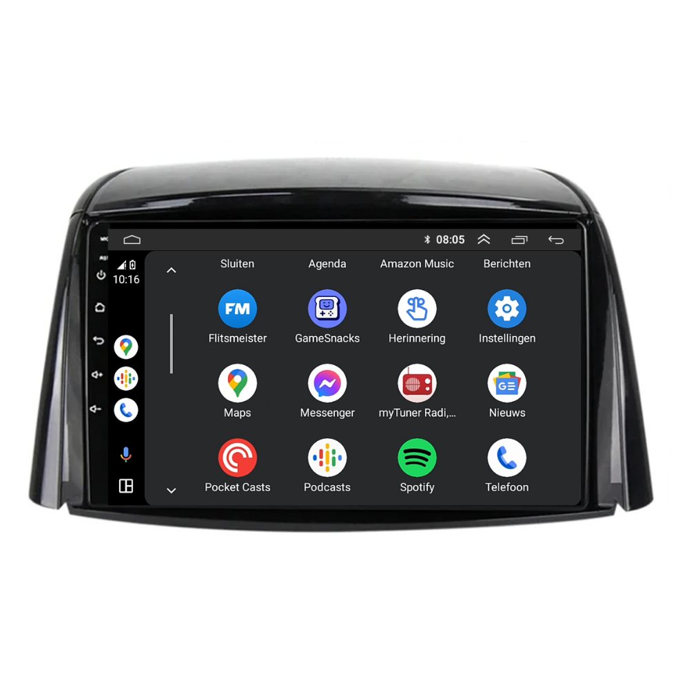 Renault Koleos | Androide 13 | Radio de coche | 2008 a 2016 | CarPlay y Android Auto
