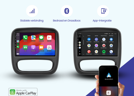 Opel Vivaro Autoradio | 2016 t/m 2020 | Android 13 & CarPlay
