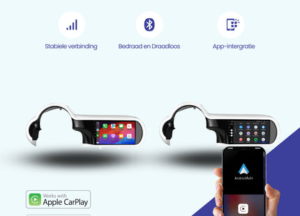 Renault Twingo CarPlay autoradio | 2014 t/m 2024 | Denago DNG-A256 | 9 inch | Android 13 | Draadloos CarPlay & Android Auto