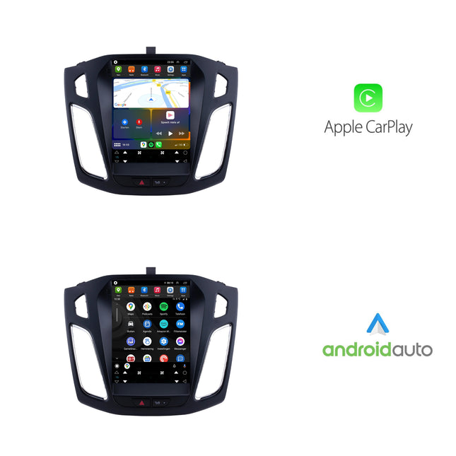 Ford Focus | Android 13 | Autoradio | 2010 t/m 2019 | CarPlay & Android Auto | Grote scherm