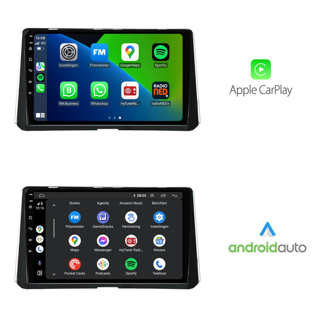 Toyota Corolla | Android 13 | Autoradio | 2018 t/m 2020 | CarPlay & Android Auto
