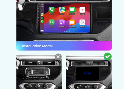 Kia Rio | Autoradio | 2015 t/m 2017 | Android 13 & CarPlay