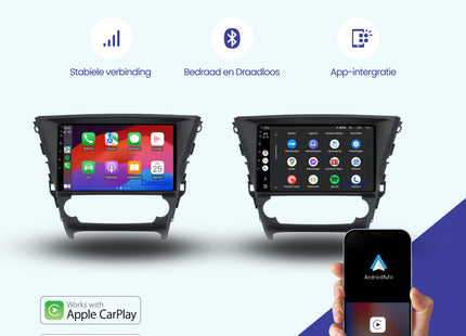 Toyota Avensis CarPlay autoradio | 2015 t/m 2018 | Denago DNG-A220 | 9 inch | Android 13 | Draadloos CarPlay & Android Auto