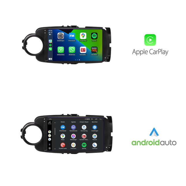 Toyota Yaris | Android 13 | Autoradio | 2011 t/m 2019 | CarPlay & Android Auto