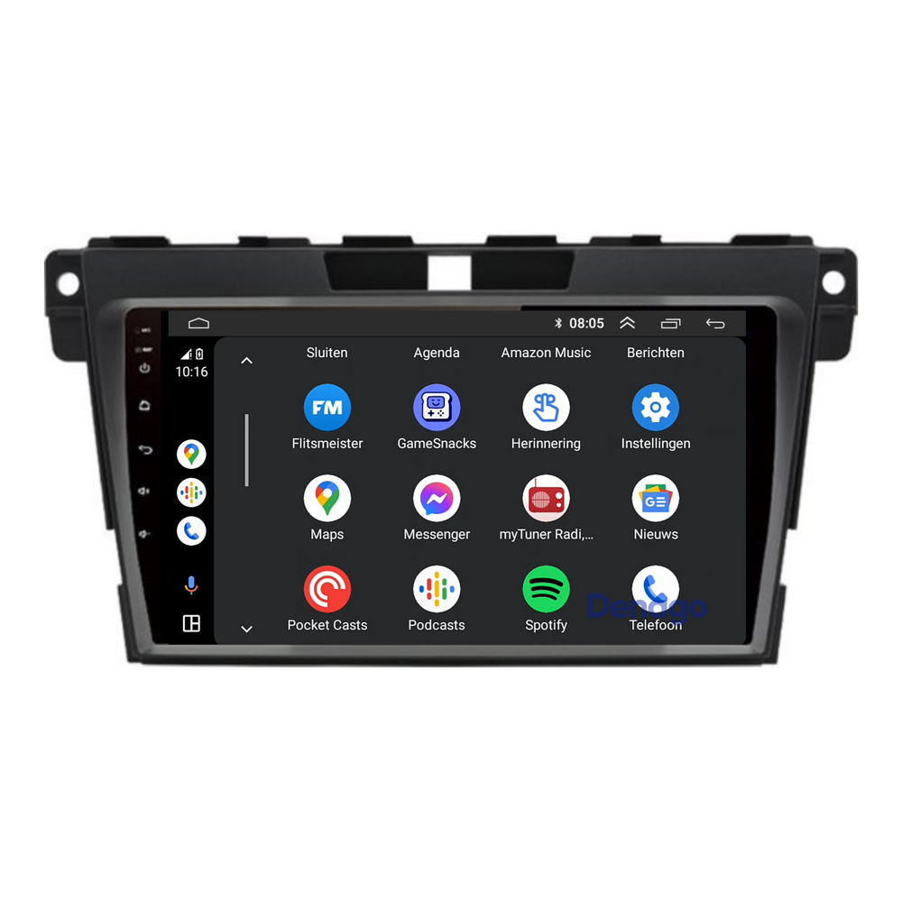 Mazda CX-7 CarPlay car radio | 2006 to 2012 | Denago DNG-A49 – 9 inches | Android 13 | Wireless CarPlay & Android Auto