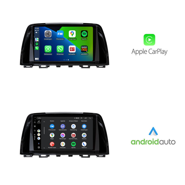 Mazda 6 | Android 13 | Autoradio | 2012 t/m 2015 | CarPlay & Android Auto