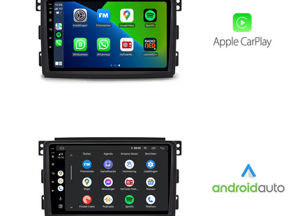 Smart Fortwo | Android 13 | Autoradio | 2009 t/m 2015 | CarPlay & Android Auto