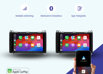 Mercedes A klasse Autoradio | 2004 t/m 2012 | Android 13 & CarPlay