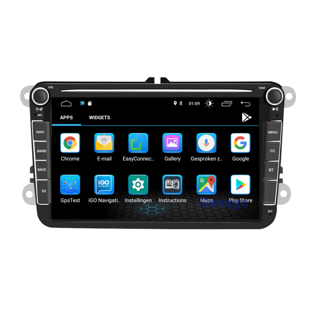 8 INCH Skoda Draadloos CarPlay | Android Auto | Android 13