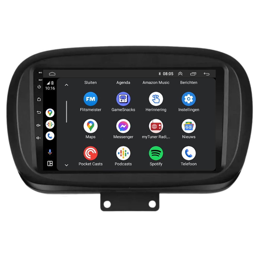 Fiat 500X  | Android 13 | Autoradio | 2015 t/m 2023 | Carplay & Android Auto