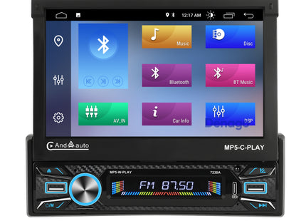 1Din Autoradio | Apple Carplay | Android Auto | USB, Aux, Bluetooth | MP5
