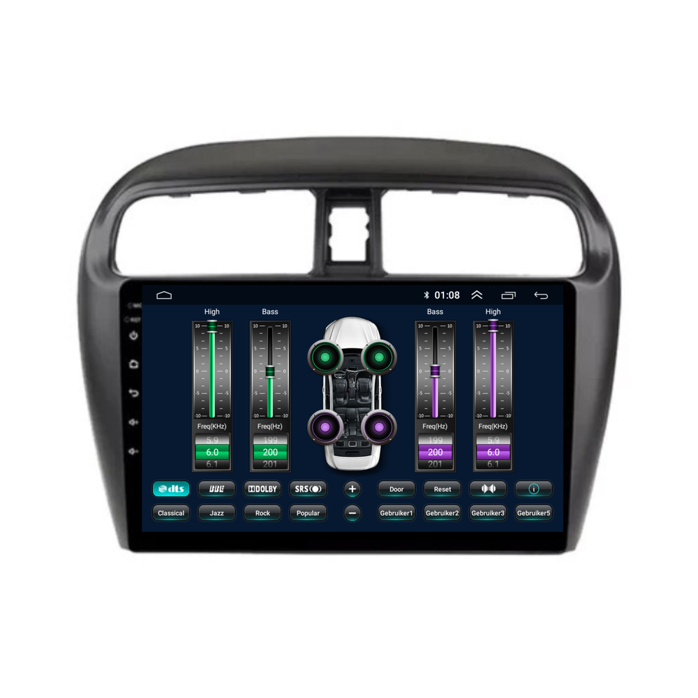 Estrella espacial Mitsubishi | Androide 13 | Radio de coche | 2013 a 2024 | Carplay y Android Auto