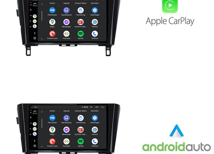Nissan Qashqai | X-Trail | Android 13 | Autoradio | 2014 t/m 2021 | Carplay & Android Auto