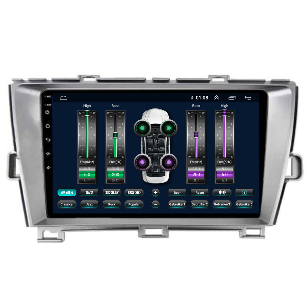 Toyota Prius | Android 13 | Car radio | 2009 to 2015 | Carplay & Android Auto
