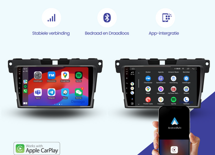 Mazda CX-7 | Autoradio | 2006 t/m 2012 | Android 13 & CarPlay