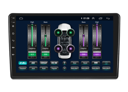 CarPlay Fiat Ducato | Citroën Jumper | Peugeot Boxer | Android 13 | Autoradio | 2006 t/m 2021 | Carplay & Android Auto