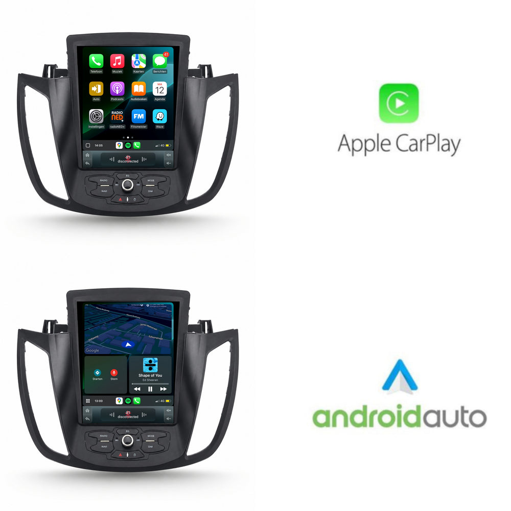 Ford Kuga | 9.7 inch Tesla Style Autoradio | 2013 t/m 2017 | CarPlay & Android Auto