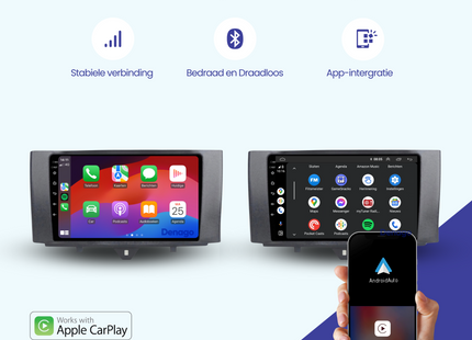 Smart Fortwo Autoradio | 2011 t/m 2015 | Android 13 & CarPlay