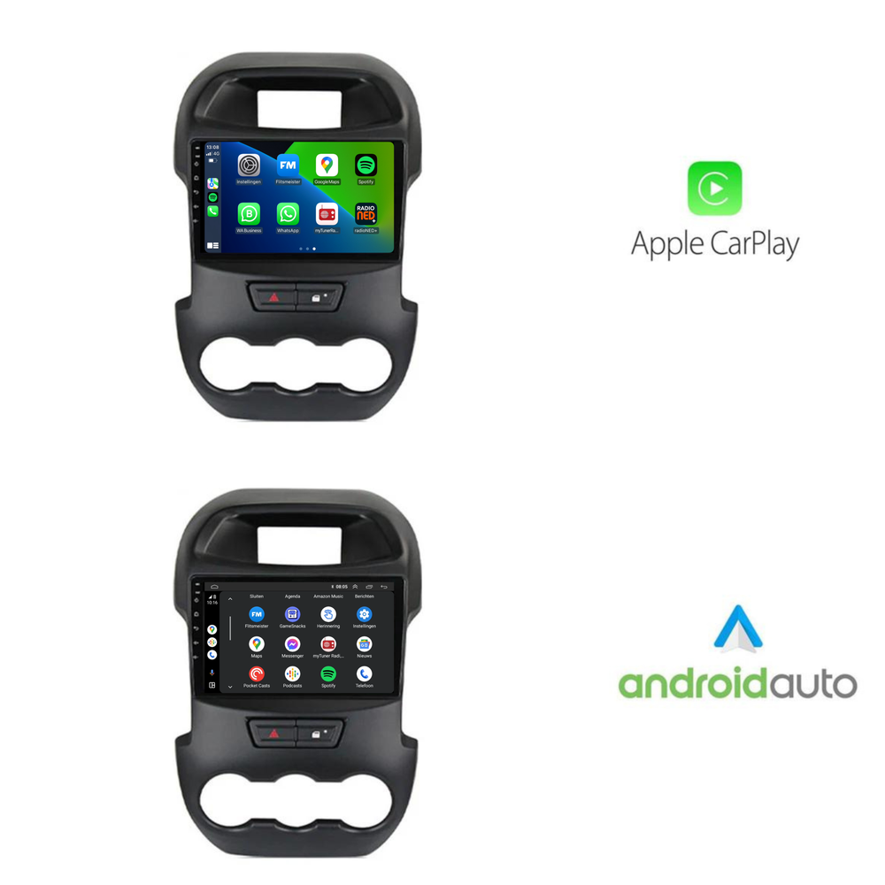 Ford Ranger | Android 13 | Car radio | 2012 to 2015 | Carplay & Android Auto