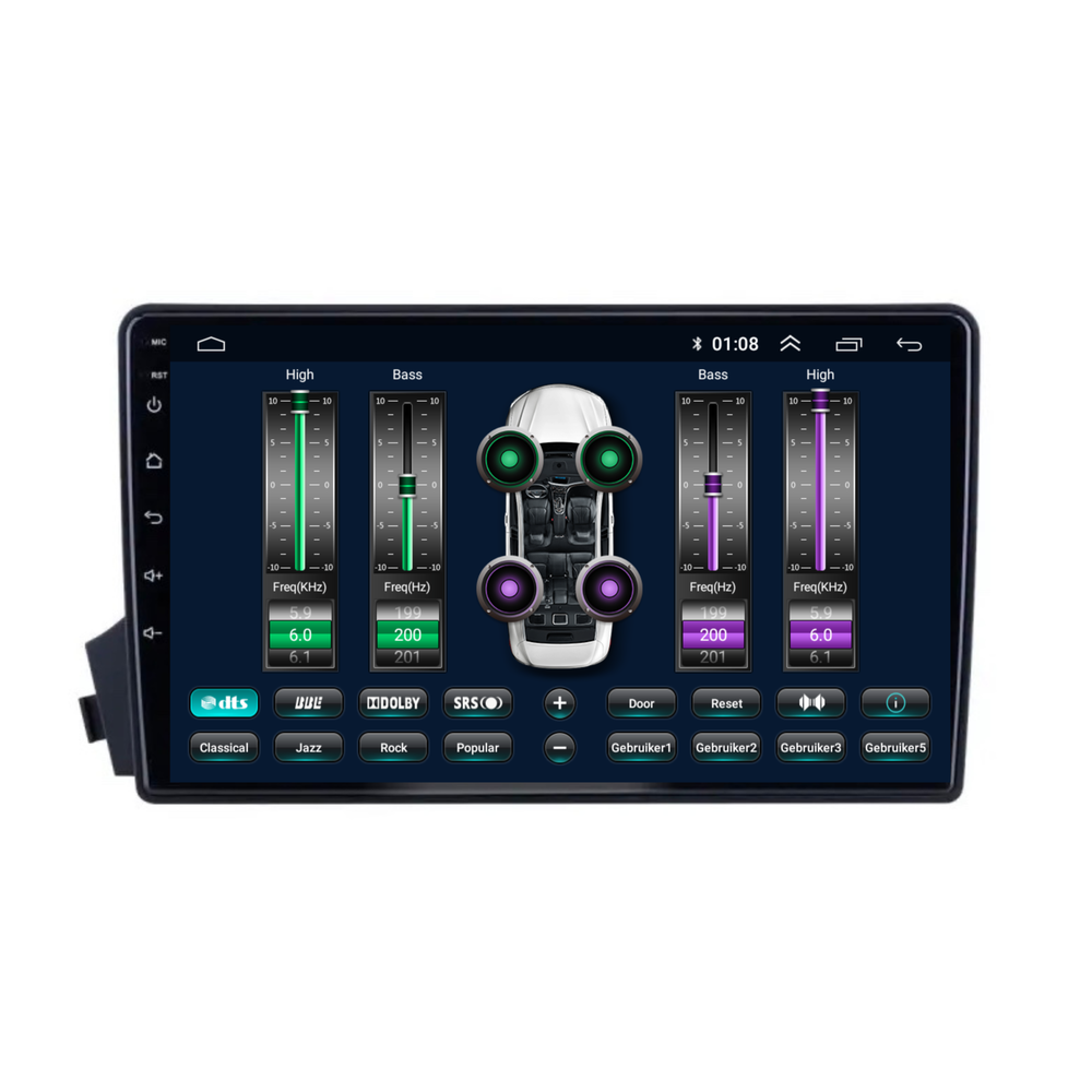 Ssangyong Actyón | Androide 13 | Radio de coche | 2005 a 2011 | Carplay y Android Auto