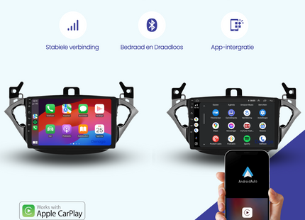 Opel Corsa Autoradio | 2014 t/m 2019 | Android 13 & CarPlay