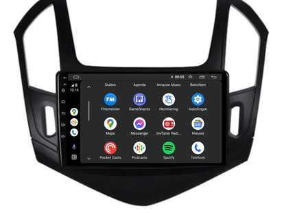 Chevrolet Cruze Android 11 Autoradio | 2012 t/m 2014 | Carplay | Davilon