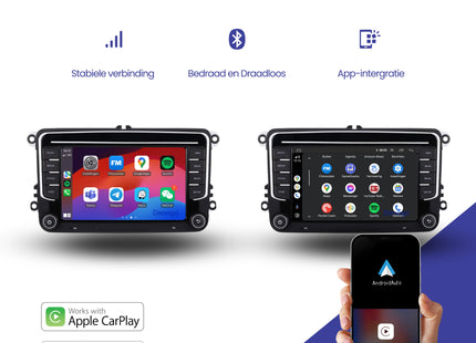 Skoda | Autoradio | 2GB + 32GB | 2006 t/m 2017 | Android 13 & Carplay