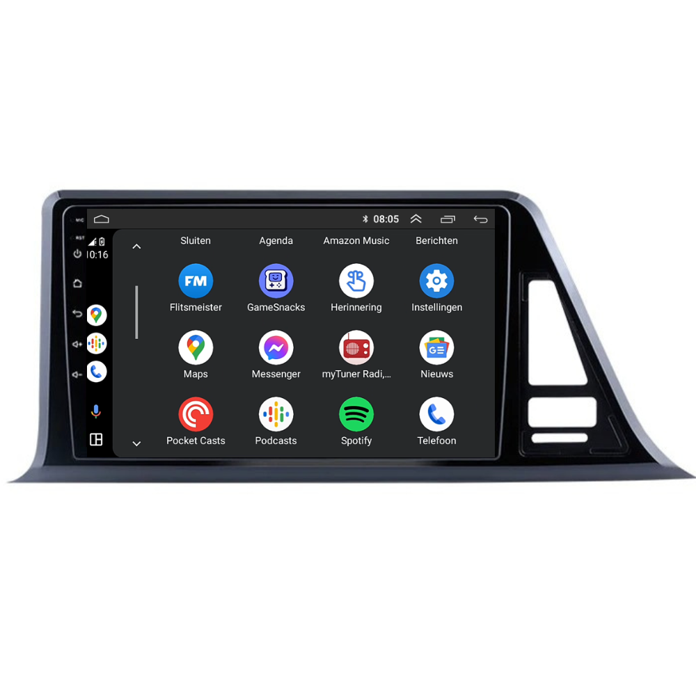 Toyota CHR Android Autoradio | 2016 t/m 2020 | CarPlay