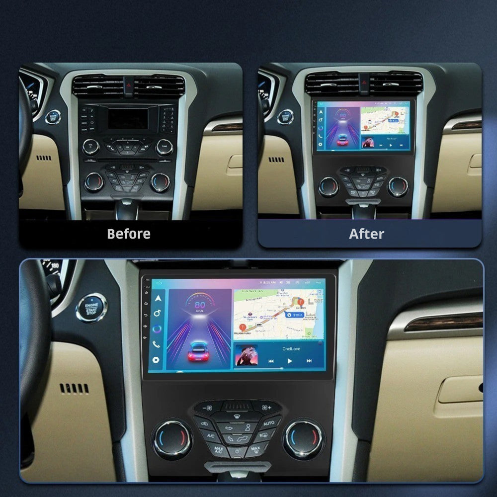 Ford Mondeo CarPlay autoradio | 2013 t/m 2018 | Denago DNG-A85 | 9 inch | Android 13 | Draadloos CarPlay & Android Auto