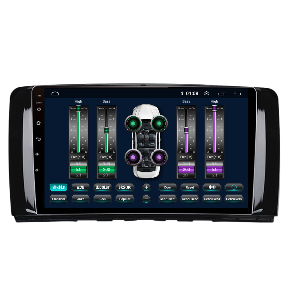 Mercedes clase R | Androide 13 | Radio de coche | 2005 a 2013 |  Carplay y Android Auto