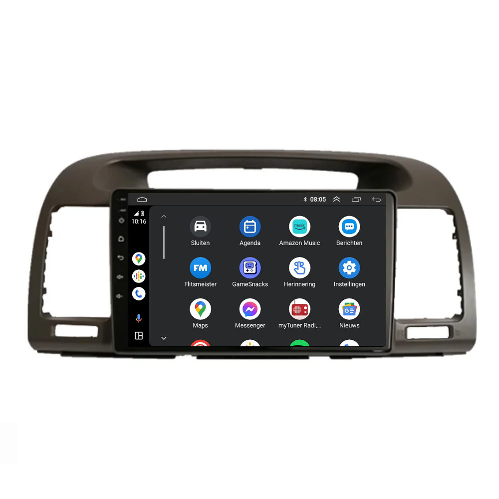 Toyota Camry | Androide 13 | Radio de coche | 2001 a 2007 | CarPlay y Android Auto