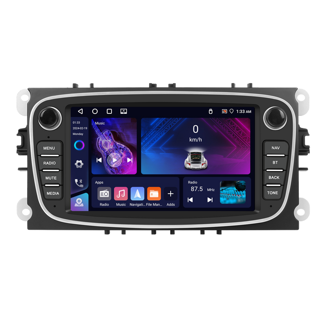 Navegación por radio para coche Ford | Androide 10 | Mondeo Focus S-max