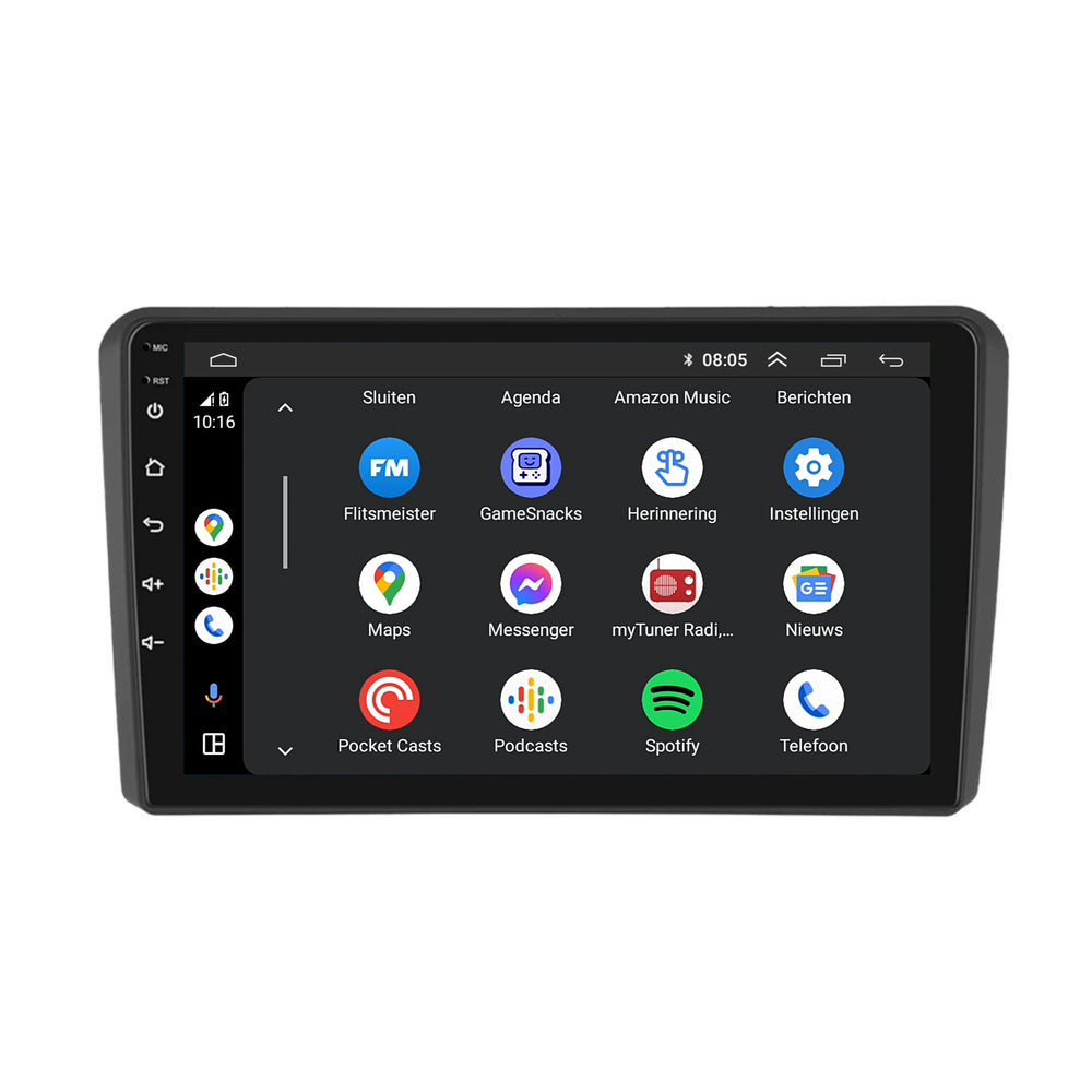 Audi A3 | S3 | RS3 | Android 13 | 2004 to 2013 | CarPlay & Android Auto